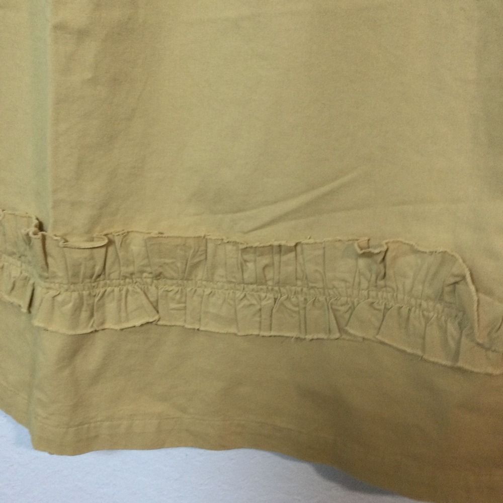 Movint Ruffle Hem Skirt A-Line Midi Elastic Waist Casual Cute Womens SizeM (280)